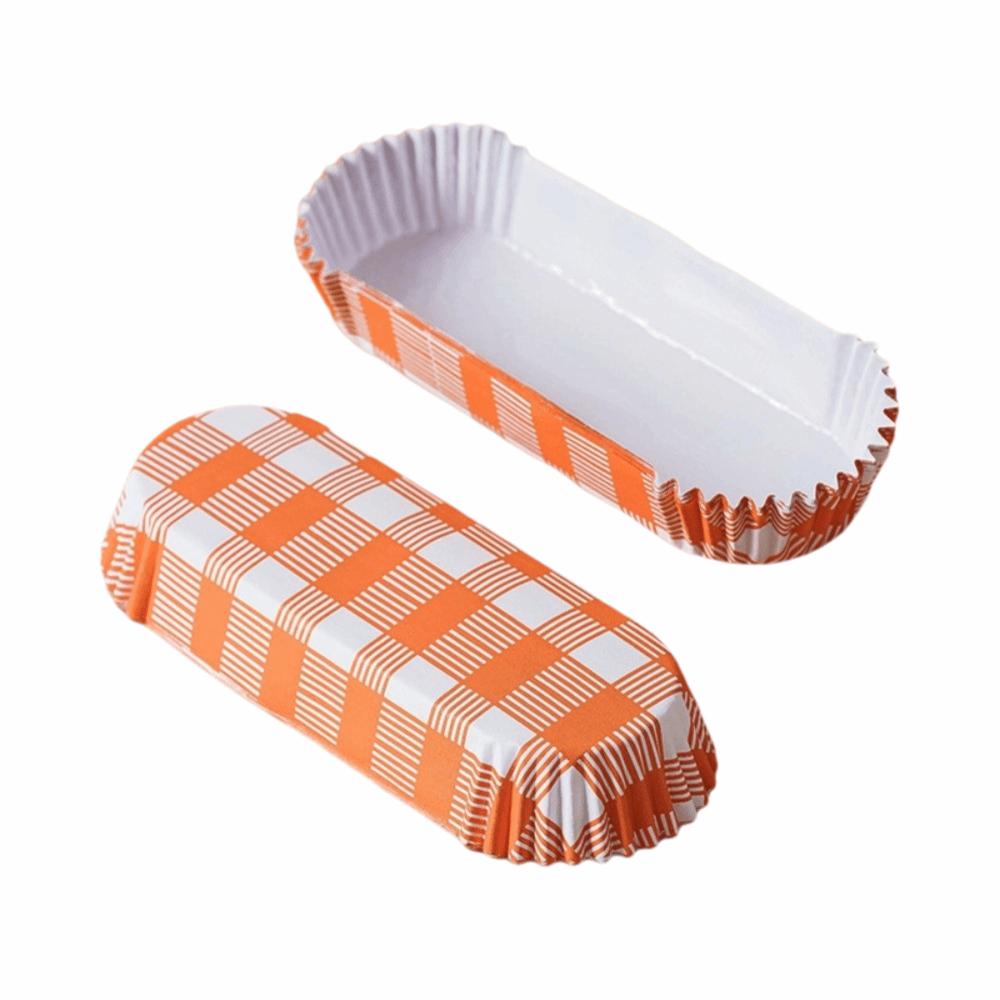 200Pcs Boat Shape Baking Cup Mold Greaseproof Bread Paper Holder Cupcake Liners  Oven Safe