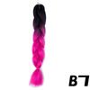 MISS WIG Synthetic Long Braid Ponytail Extension Straight Sleek Wrap Around Colorful Braid Hair Extensions Ponytail Natural Soft For Women Wear