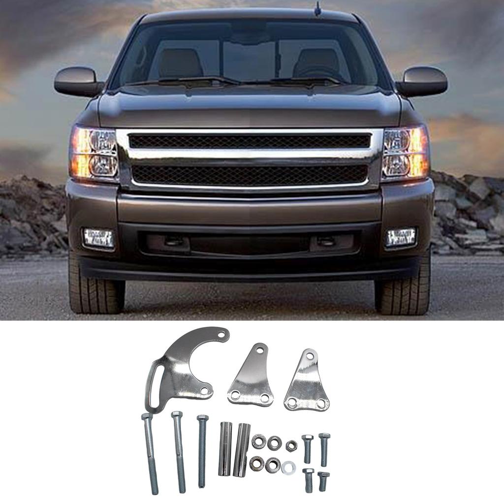 Compatible For BBC LWP 396 454 502 Small Block Power Steering Pump Bracket Stand Engine Mounting Car Accessories Durable