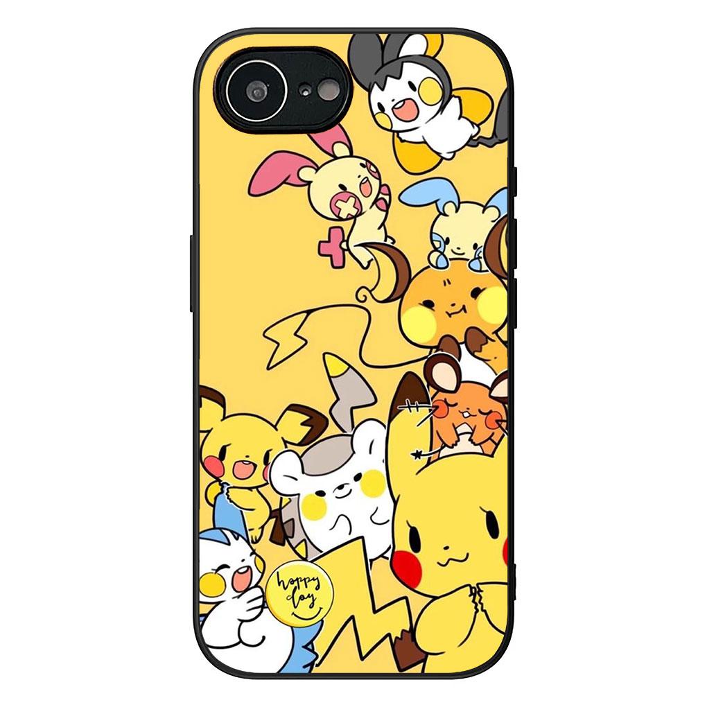 Soft Phone Cover for Samsung Galaxy S25 S24 S23 FE Plus Ultra S7 Edge A16 A15 5G s25+ Case P-Pokemons Gengar P-Pikachus Cute