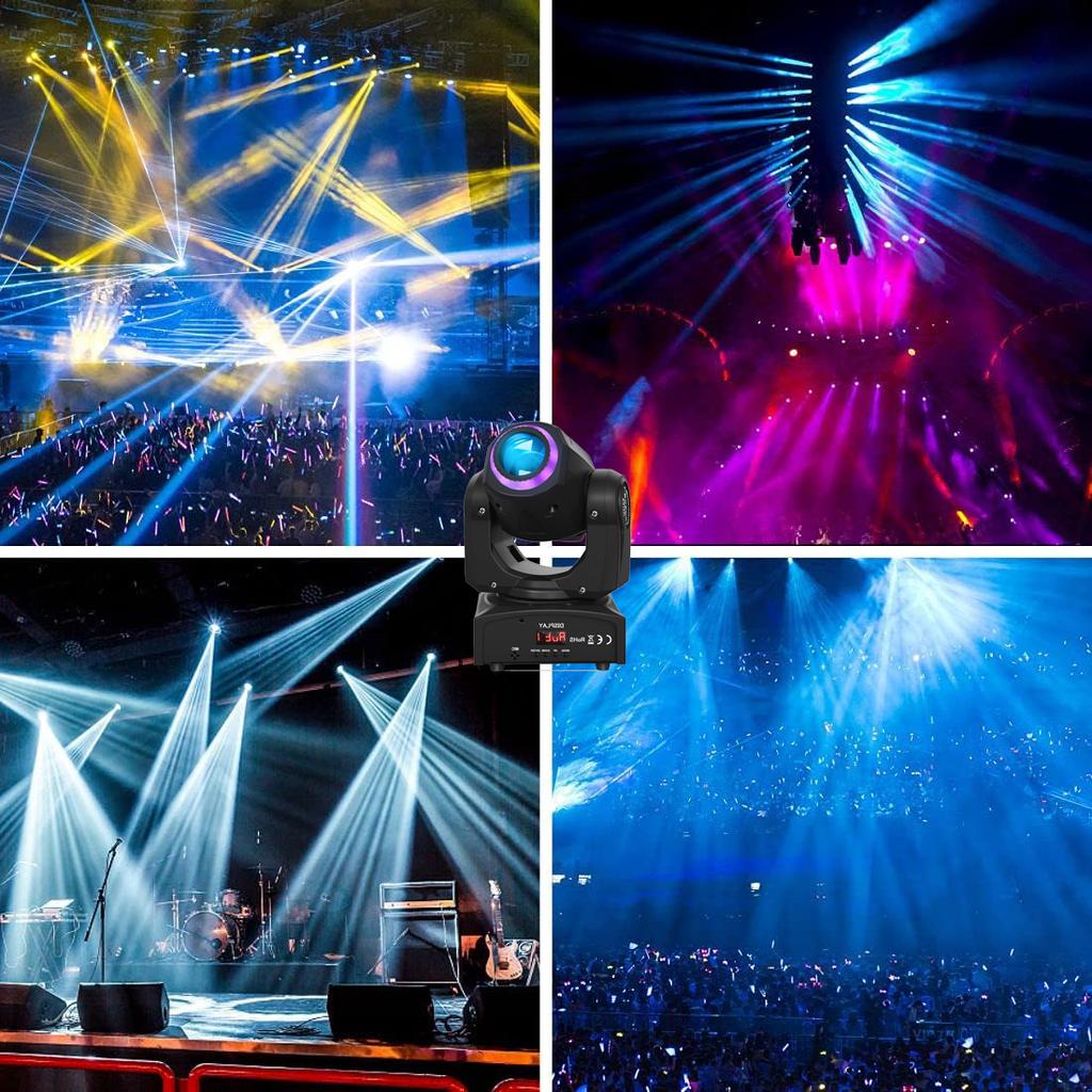 2025 Новые Светильники 1/2/4 ШТ Светодиодные Прожекторы Beam с Поворотной Головкой 80 Вт Вращающийся Светильник Dj Дискотека KTV Сцена Вечеринка Бар Свет Шаблон Прожектор