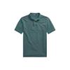 Polo SS22 Initial Edition Mesh Brand Logo Solid Color Short Sleeve Polo Shirt Men Tops Dark-Green MNPOKNI1N821690