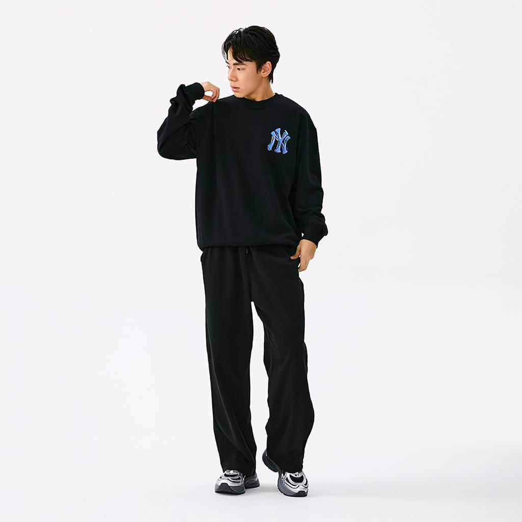 New MLB New York Yankees Basic Collection 25FW Sweatshirt Unisex 3AMTB3254-50BKS