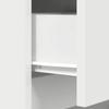 Nightstand White 39 x 35 x 125 cm Engineered Wood