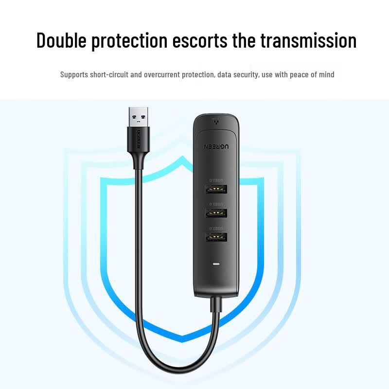 UGREEN USB 3.0 Hub with Gigabit Ethernet Adapter