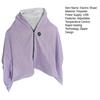 Electric Heated Shawl Blanket Adjustable Temperature Control Rapid Heating Technology Zipper Design USB Heated Blanket Shawl