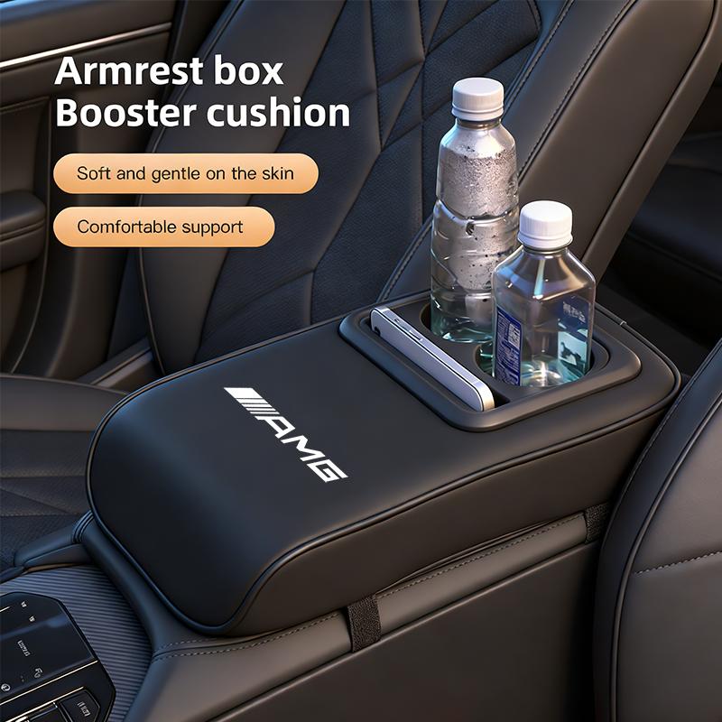 ZOND5 Car Armrest Box Height Elbow Rest Pad Water Cup Holder For Mercedes Benz AMG W203 W206 W220 W205 W211 W212 W201 W168 W169 W167
