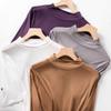 Half-sleeved T-shirt slim-fit and thin top mulberry silk T-shirt high-end sense slim-fit Korean trend casual