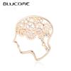Exquisite Brain Brooch Mechanical Enamel Pins Men Engineer Lapel Cardigans Hat Work Party Activity Presents