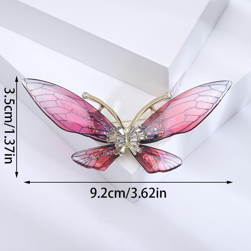 Брошь-бабочка-стрекоза-пчела, насекомое, эмаль, жемчуг, кристалл и стразы, корсажные броши