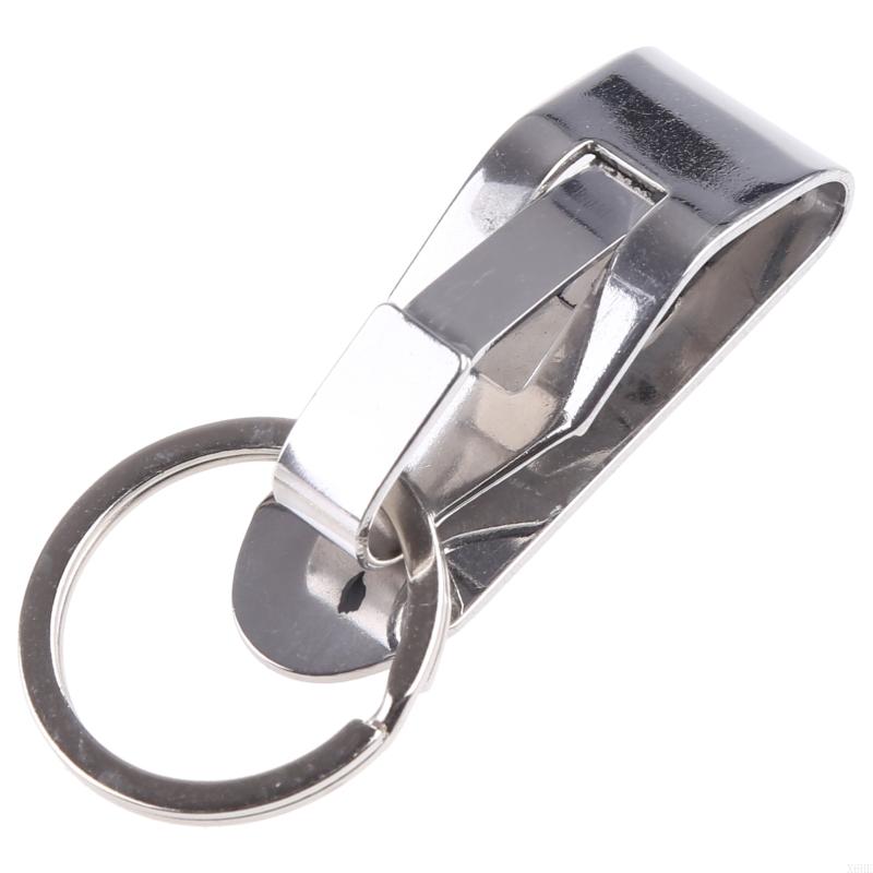 Stainless Steel Waist Hook Hanging Car Key Buckle Key Clip Belt Hook Buckle Outdoor Buckle Keychain Bag Strap Tools