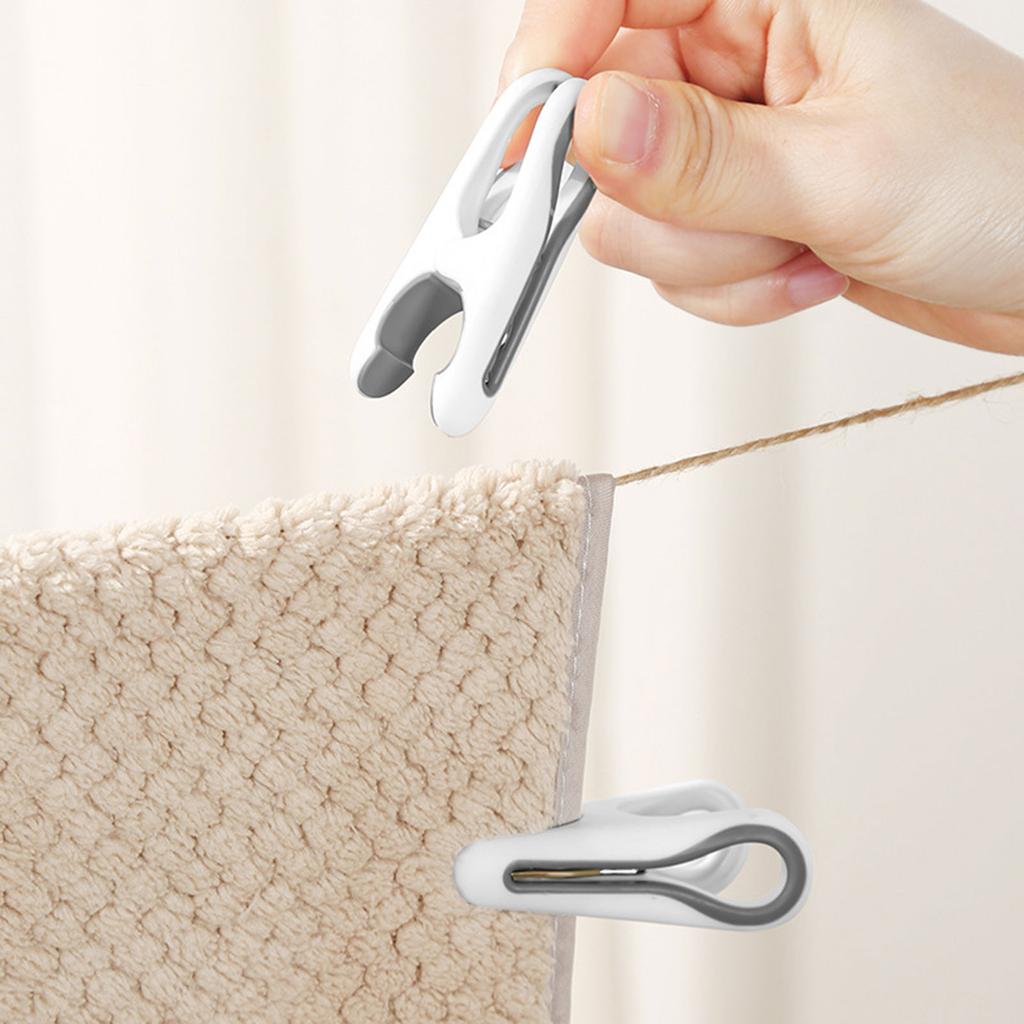 12 шт. прищепки для фиксации зажима для одежды, вешалка для одежды, бытовая вешалка для носков, полотенец, коллекция одежды, принадлежности