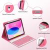 Магнитный чехол из ПУ кожи со встроенной подставкой для iPad 11-го поколения A16 10-го 10,9 дюйма, совместимый с Bluetooth-клавиатурой