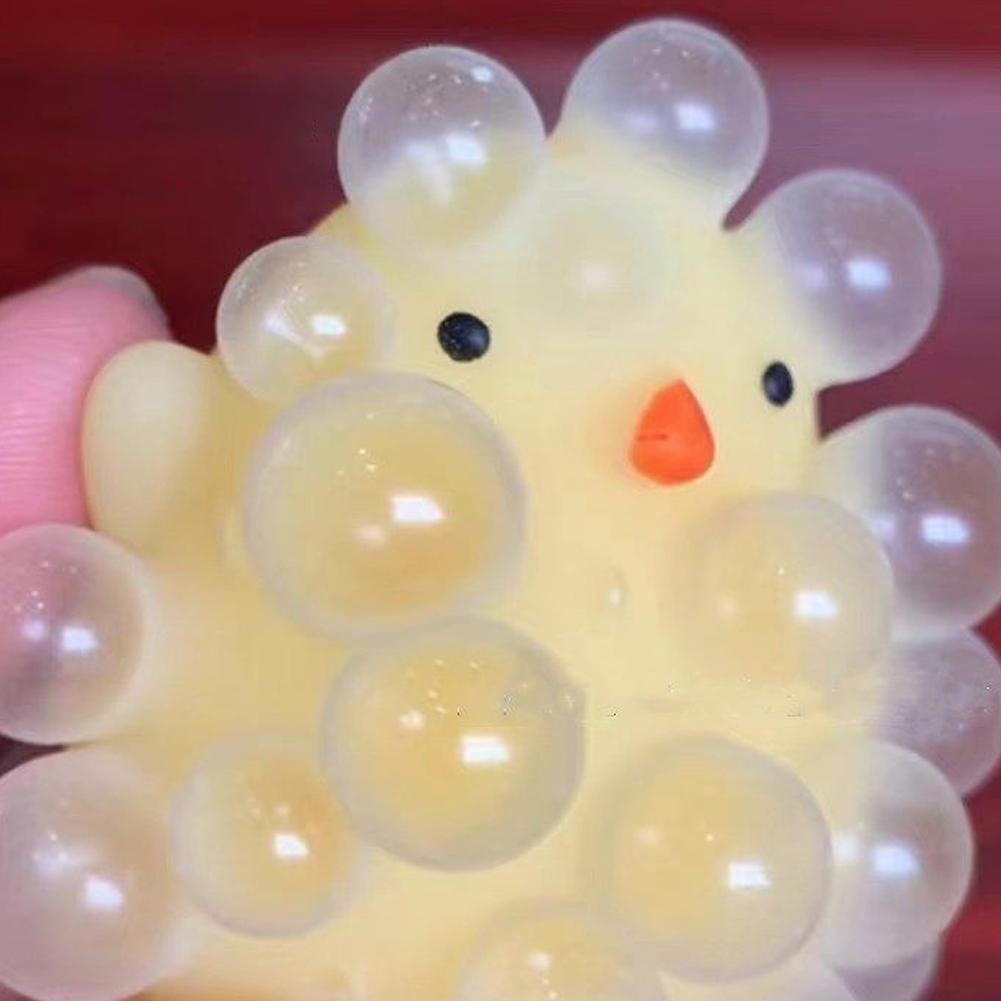 Chick Toy Slow Rebound Soft TPR Stress Anxiety Animal Relief Chicken Portable Adults Ye Z6Z1