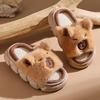 Children's Linen Slippers Spring and Autumn Anti Slip Parent-child Children's Home All Year Round Cotton Linen Breathable Cotton Slippers
