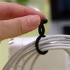 20/30 Pcs Office Thread Earphone Cord Wrap Wire Clip Twist Tie Cable Organizer Line Winder