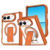 Invisible Fold Kickstand Magnetic Phone Case For iPhone Duo, Shockproof Lens Protection Slim Cover