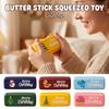 Sound Effects Crackling Butter Bar Crunchy Butter Stick Squishy Toy TPR Fidget Toy  Office Desk Toy