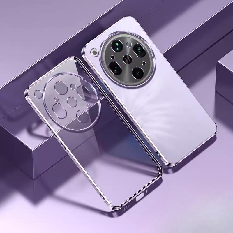 Для OPPO Find X9 Ultra Ультратонкий Силиконовый TPU Чехол с Покрытием для OPPO Find X9 Ultra Электроокрашенный Прозрачный Ударопрочный Чехол