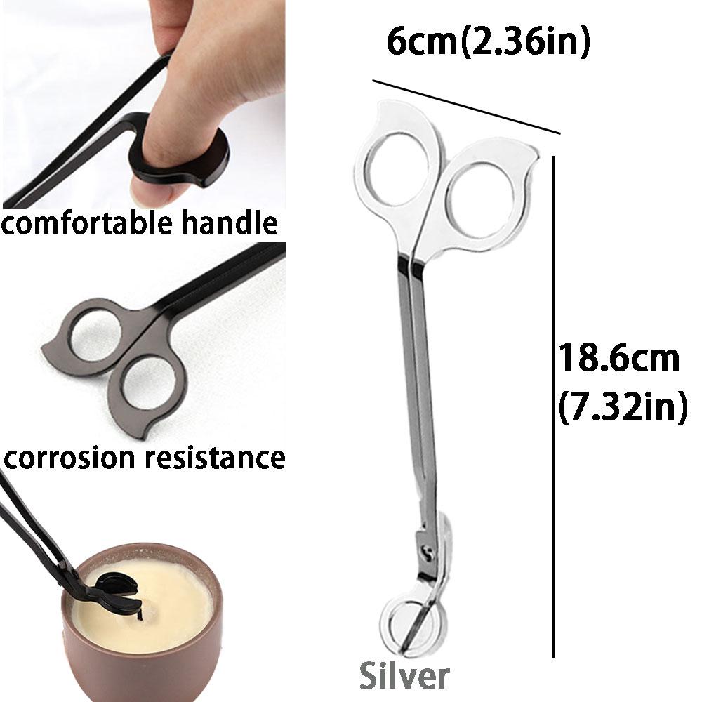 Триммер для фитиля свечи с дизайном в виде бабочки, металлические ножницы, инструмент для ухода за свечами, материал из нержавеющей стали, аксессуар для ароматерапевтических свечей