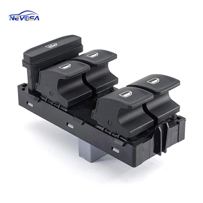 Volkswagen Sagitar Window Lift Switch 5ED959857WHS: Compatible Glass Lift Switch for Car Parts.