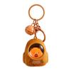 Creative Capybara Light-Up Keychain Doll: Student Bag Charm & Couple Gift