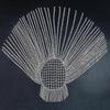 Stonefans Gorgeous Long Tassel Headpiece Rhinestone Hair Chain Headband Bling Bridal Hat Women Crystal Hollow Head Chain JewelryZZ50