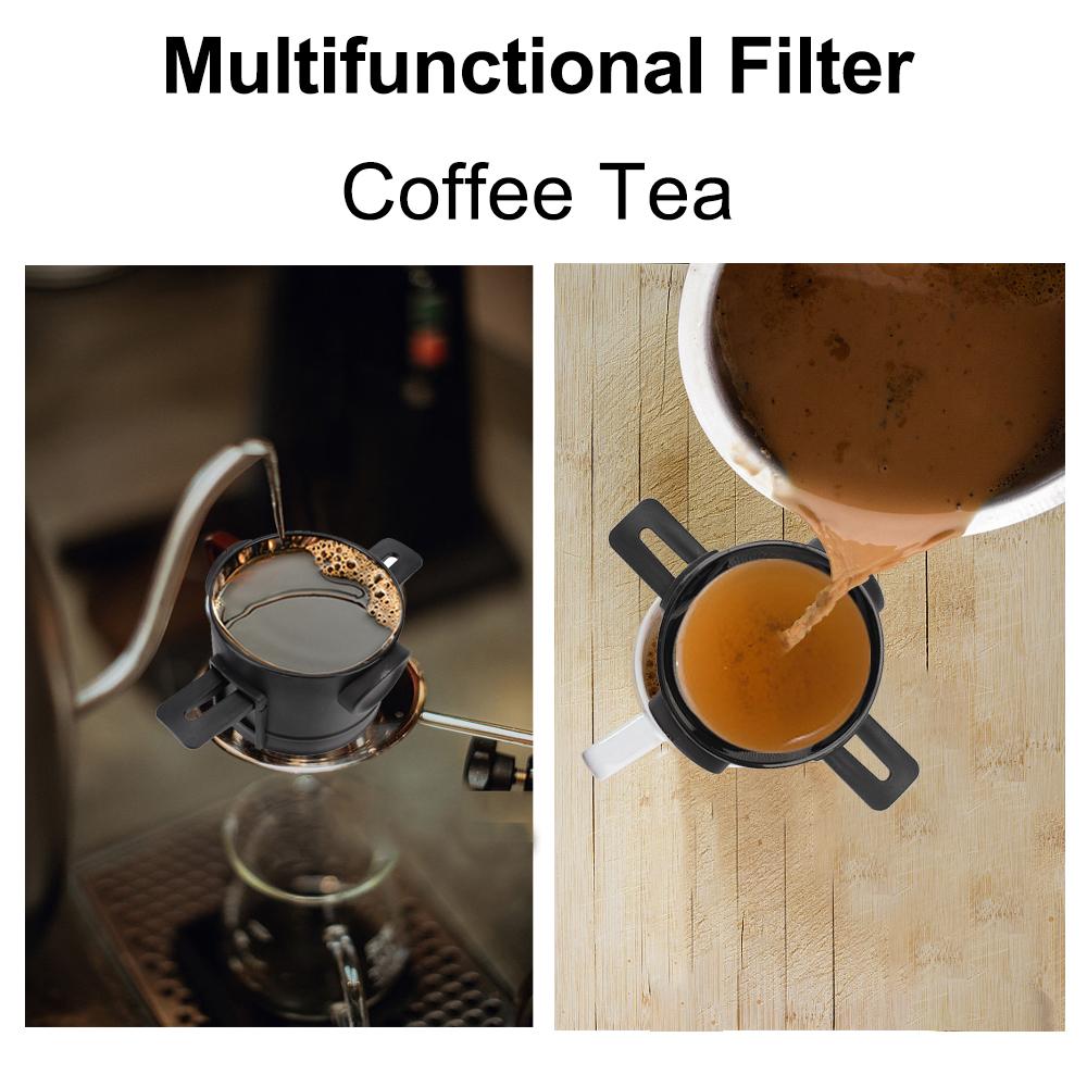 Нержавеющая сталь держатель для капельного кофе многоразовый безбумажный фильтр для кофе заварник для чая кофейные аксессуары