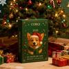 Coigi Advent Calendar 2025 24 Days Christmas Countdown with 24 Acrylic 2D Cute Corgi Pendants Dog-Themed Set Holiday