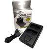 Dual USB Fast Compatible Camera Charger for Nikon and Up To Two Batteries Compatible with Both Genuine and Compatible Compatible with Nikon Nikon 1 Z6