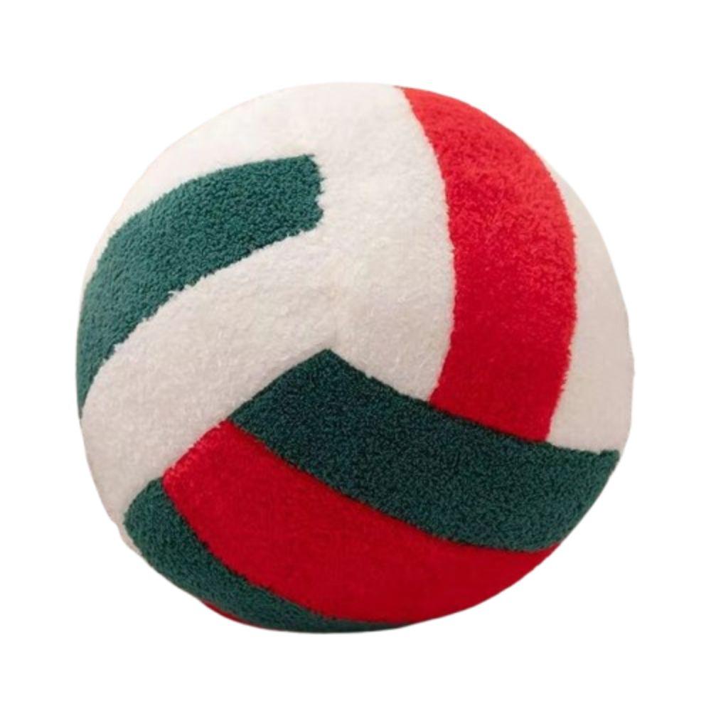 Ball Shape Volleyball Throw Pillow Stuffed Volleyball Plush Toy Kids Playing Supplies