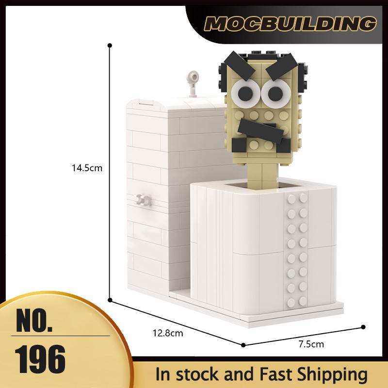 MOC Кино Игра Модель Мониторинг команда Мех ТВ Человек Туалет Аудио Робот DIY Сборка Строительные Блоки Кирпичи Коллекция Игрушки Подарки