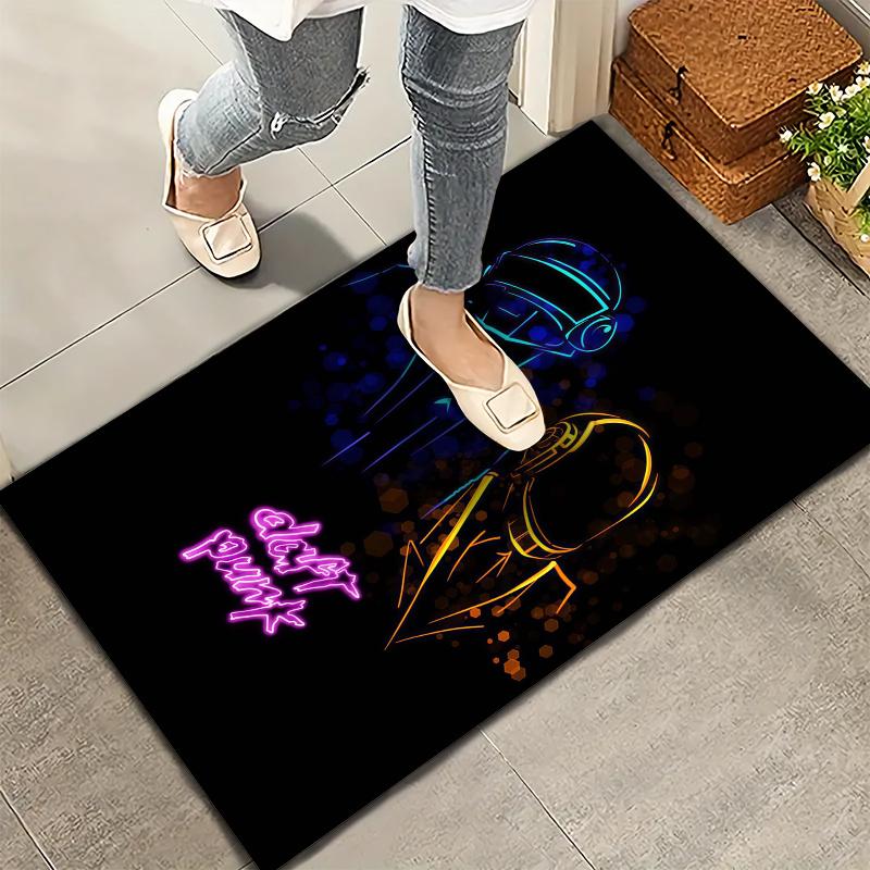 Daft Punk Carpet Rug for Living Room Bedroom Home Sofa Decoration,Kids play Nonslip Floor Mat