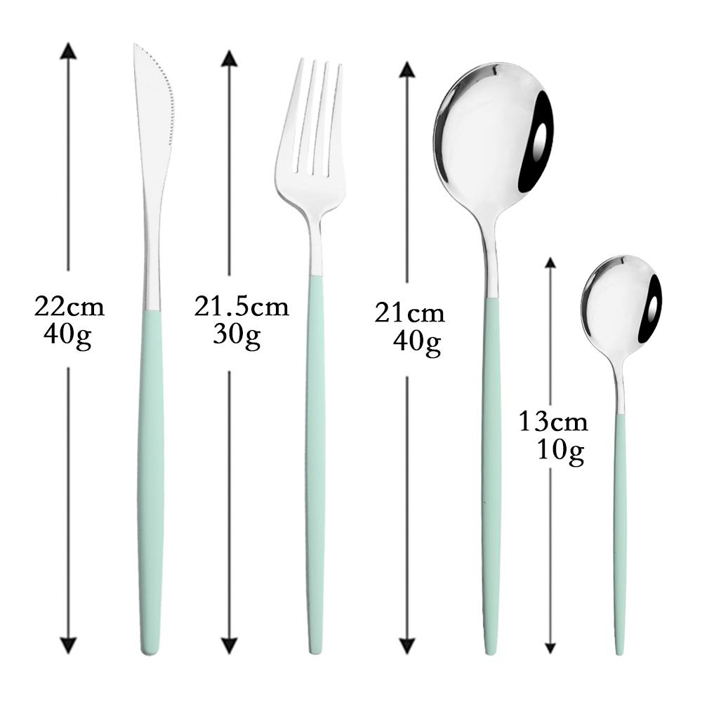 Зеркальный набор столовых приборов из розового золота из нержавеющей стали для дома, обеденный набор для вечеринки, вилка, ложка, десертный нож, кухонный набор столовой посуды для обеденного стола