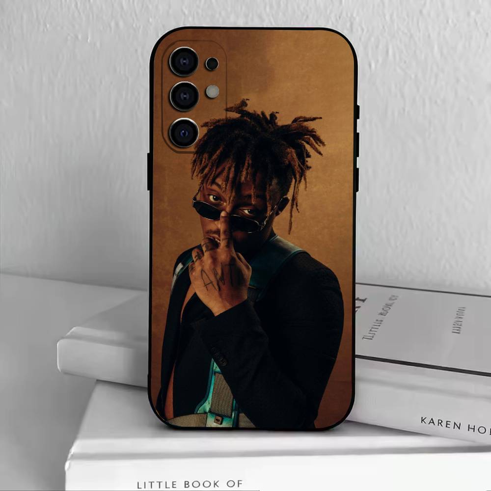 999-Juice WRLD-JW Чехол для телефона Черный Силиконовый Мягкий Для Samsung S25,S24,S21,S22,S23,S30,Ultra,S20,Plus,Fe,Lite
