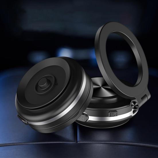 Вакуумный магнитный автомобильный держатель для телефона с вращением на 360 градусов