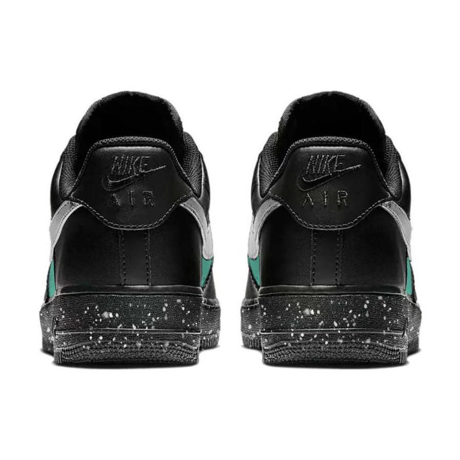 Nike Air Force 1 Low Tiffany Blue, Baby's Breath, Black Warrior, Винтажные Низкие Скейтбордические Кроссовки Мужские Черные CW2288-001(Команда56-)