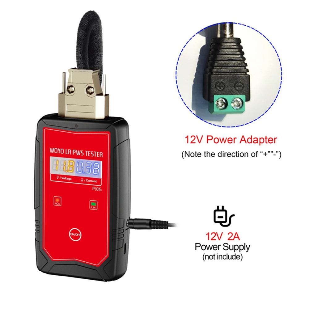 WOYO PL015 For Land Rover Diagnostic Power Window Control Switch Tester