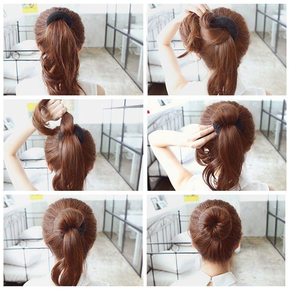 Fashion Beauty Girls Accessories Hair Tools Ring Magic Donut Shaper Bun Maker