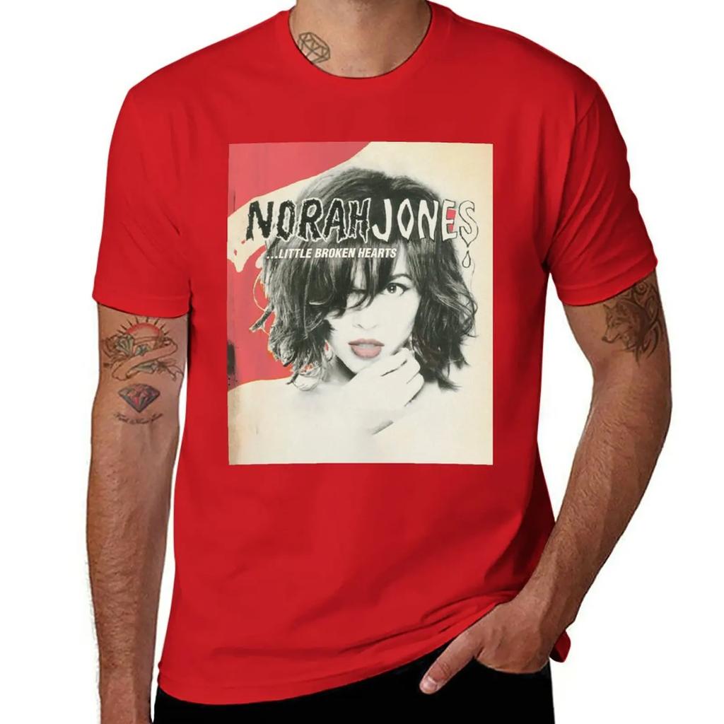 NORAH JONES - LITTLE BROKEN HEARTS T-Shirt summer clothes summer tops big and tall t shirts