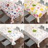 Waterproof and Oil Proof Table Cloth For Kitchen Decorative Dining Table Cover