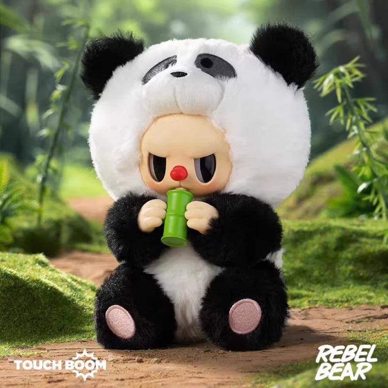 New Rebel Bear Animal Series Vinyl Plush Blind Box Cute Pendant Keychain Collectible Gift For Anime Fans