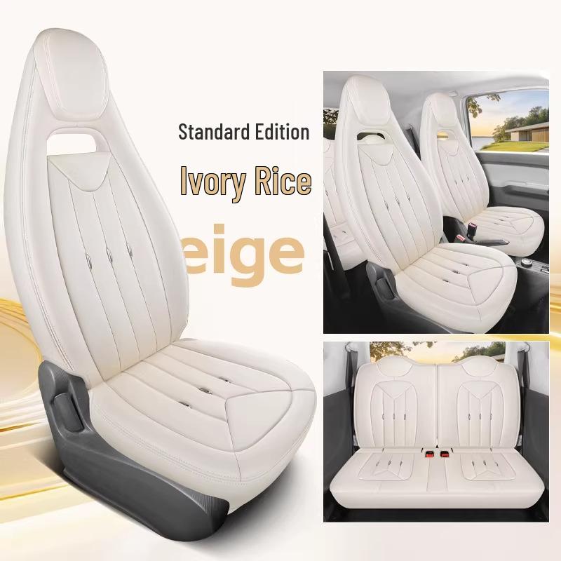 Wuling Hongguang MiniEV Leather Seat Covers - All-Season Full Coverage Cushions