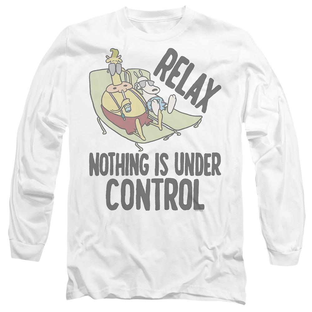 Rocko's Modern Life Unisex Adult Relax Long-Sleeved T-Shirt