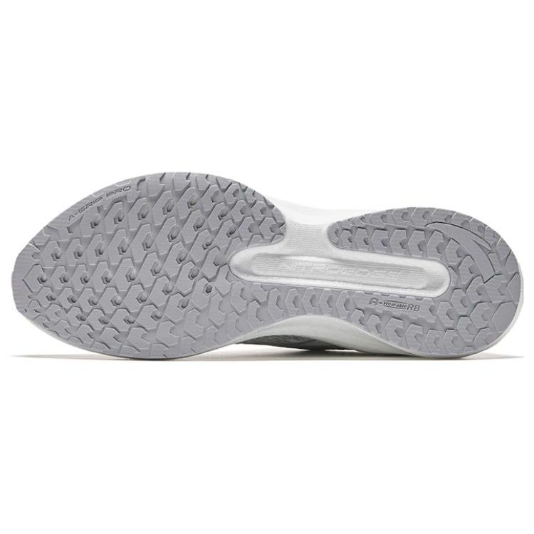 Anta Champion Running Shoes Lite Shock Absorption Slip Resistant Durable Low Top Men Sneakers Gray White 112335581S-1