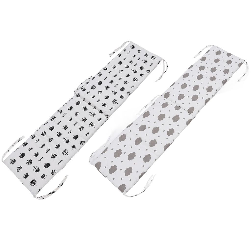 Baby Cot Bumper Pure Cotton Soft Anti Collision Prevent Falling Crib Around Cushion Infant Bed Guard