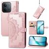 Чехол для телефона Xiaomi Redmi 15C 4G (США) (173мм)/15C 5G (США) (173мм)/Poco C85 4G (173мм) Кошелек Цветок Мандалы Кожаная Обложка Подставка Просмотр