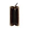 Gucci Double G Generation Vintage Style Gold Hardware Zipper Closure GG Canvas Wallet Women wallet Beige Dark-Brown 443123-FAF05-9651
