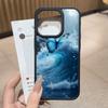 Blue Butterfly Ocean Waves For iPhone 17 16 Pro Max Air 13 12 Mini 14 15 Plus 11 PC+TPU Back Cover