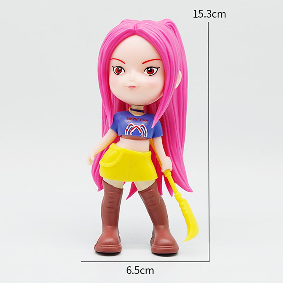 3 шт./комплект K-pop Охотники на демонов Фигурка Q-версия Фигурки Охотников на демонов Игрушка Derpys Rumi Mira Zoey Sussy Фигурка Подарок